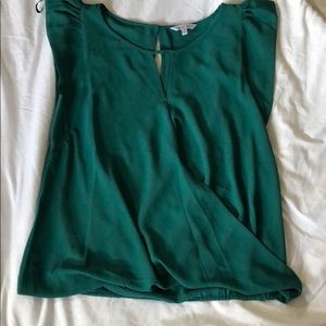 Emerald green blouse